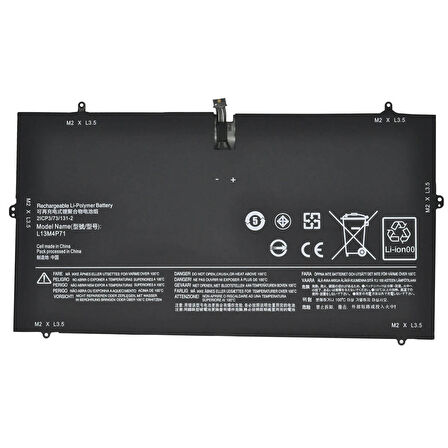 Lenovo ile Uyumlu Yoga 3 Pro-1370, L13M4P71, L14S4P71 80HE  Batarya Pil