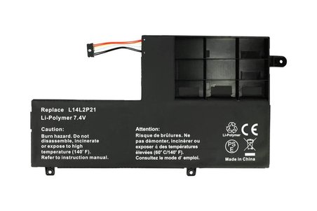 Lenovo ile Uyumlu Flex 3-1580 Versiyon 80R4 Batarya Pil-  L14M3P21, L14L3P21