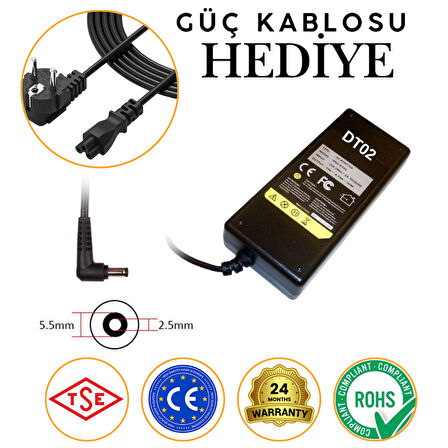 MSI ile Uyumlu CX623 MS-168A  Adaptör, Şarj Aleti Cihazı 90W