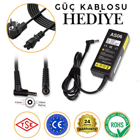 MSI Modern 14 B10RAS MS-14D1  Adaptör, Şarj Aleti Cihazı 65W