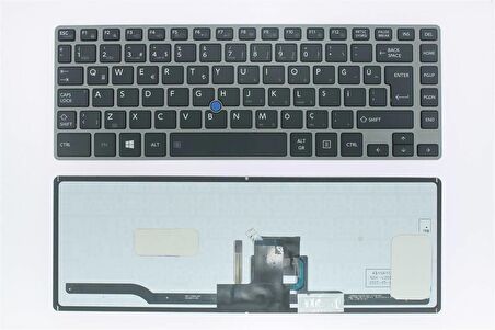 Toshiba ile Uyumlu Tecra Z40-B-11L Uyumlu Klavye