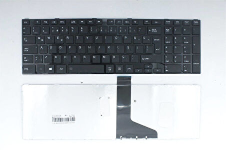 Toshiba  ile Uyumlu Satellite L875-12L Uyumlu Laptop Klavye Siyah Çerçeveli