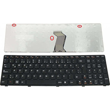 Lenovo ile Uyumlu ideapad N585 Versiyon 7510 Uyumlu Laptop Klavye