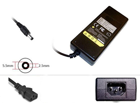 DVR Güvenlik Kamerası ve LED Şerit Işık Sistemleri ile Uyumlu Güç Kaynağı