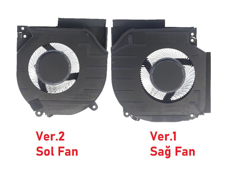 Hp Victus 16-s0022nt Gaming  ile Uyumlu Fan V1 (Sağ  Fan) 12V