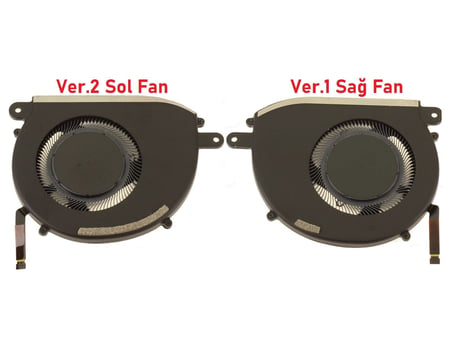 Dell XPS 13 P189G  ile Uyumlu Fan V2 (Sol  Fan)