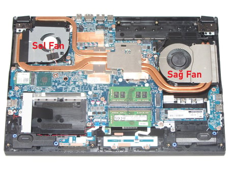 Gigabyte Gaming G5 MD  ile Uyumlu Fan V2 (Sol  Fan)
