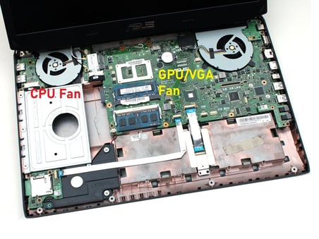 Asus G750JS-T4185H CPU (İşlemci)  ile Uyumlu Fanı V2
