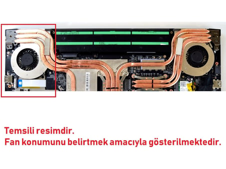 MSI GF62 8RD  ile Uyumlu Fan SOL