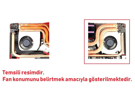 MSI GE73 8RF Raider RGB  ile Uyumlu Fan SAĞ