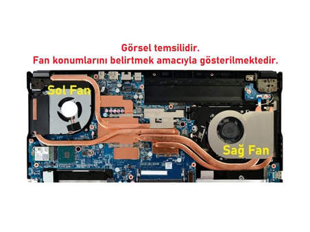 Monster Abra A7 V13.1.2  ile Uyumlu Fan V2 (Sol  Fan)