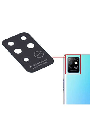 İNFİNİX Note 8 Uyumlu Kamera Camı