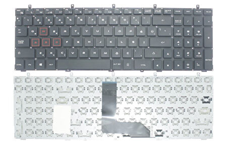 Casper Excalibur G700 ile Uyumlu Notebook Klavye - Siyah - TR - Işıksız