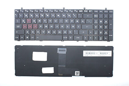 Casper Excalibur G700, G800 ile Uyumlu Notebook Klavye - Siyah - TR - Işıklı