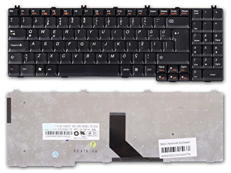 Lenovo IdeaPad G555 ile Uyumlu Notebook Klavye - Siyah - TR  
