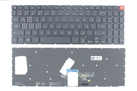Casper Excalibur G900 ile Uyumlu Notebook Klavye - Siyah - TR - Işıklı RGB