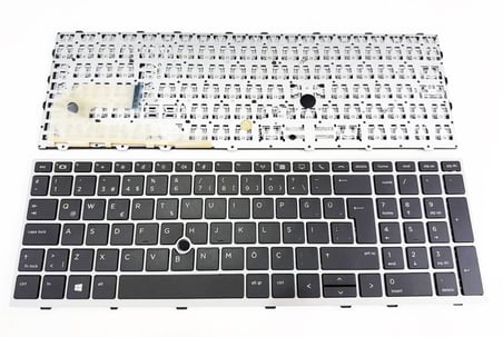 Hp Elitebook L12999-001 L12999-141 L13000-001 ile Uyumlu Notebook Klavye - Tuş Takımı / Siyah - TR