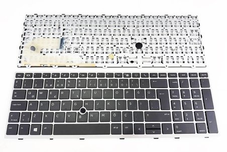 Hp Elitebook 6xe72ea L14366-141 L14367-141 ile Uyumlu Notebook Klavye - Tuş Takımı / Siyah - TR