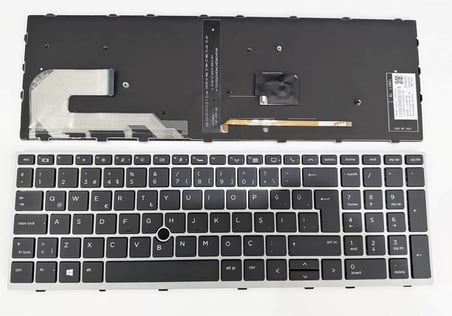 Hp Elitebook 6xe72ea L14366-141 L14367-141 ile Uyumlu Notebook Klavye - Tuş Takımı / Siyah - TR - Backlit