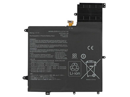 Asus C21N1706 ile Uyumlu Notebook Bataryası Pili