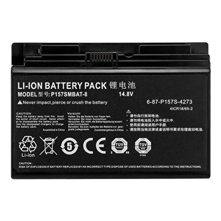 Schneker XMG A522 ile Uyumlu Notebook Bataryası Pili