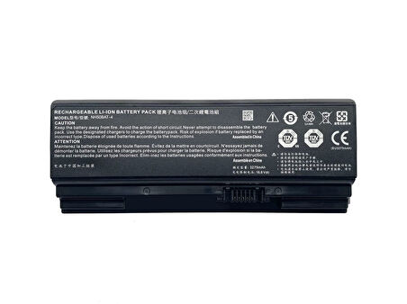 Clevo NH70RZQ ile Uyumlu Notebook Bataryası Pili - 55Wh