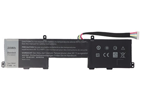 Dell Latitude E7350, TM9HP Notebook Bataryası - Ver.2 (Klavye)