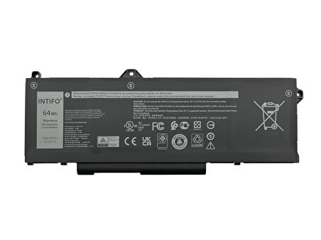 Dell Latitude 5431,5521,5531 ile Uyumlu Notebook Bataryası Pili