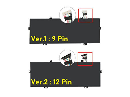 Huawei MateBook 14″ (KPL‑W00 / KLV‑W29) 2020–2021 modelleri ile Uyumlu Notebook Bataryası Pili Ver.1 - 9 Pin