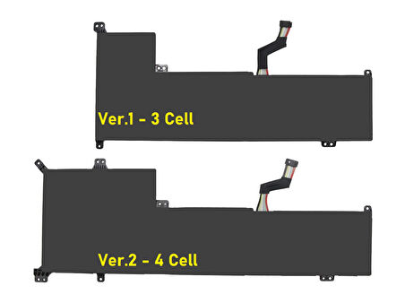 Lenovo IdeaPad 3-17IML05, L19L3PF4 ile Uyumlu Notebook Batarya Pili - Ver.1 - 3 Cell