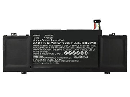 Lenovo IdeaPad Slim 7 Carbon-14ACN06 (82L1) ile Uyumlu Notebook Batarya Pili