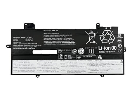 Lenovo ThinkPad X1 Yoga Gen 7 ile Uyumlu Notebook Batarya Pili  