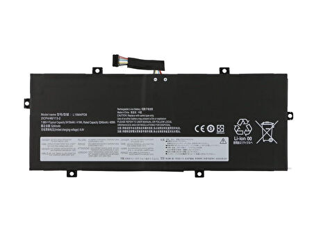 Lenovo Yoga Duet IML 2020 - 2021 ile Uyumlu Notebook Batarya Pili  