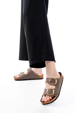 Vizon Günlük Birkenstock Kadın Terlik