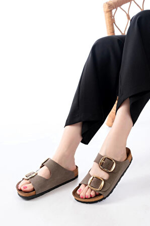 Vizon Günlük Birkenstock Kadın Terlik