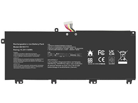 Asus FX503V, B41N1711 ile Uyumlu Notebook Bataryası Pili