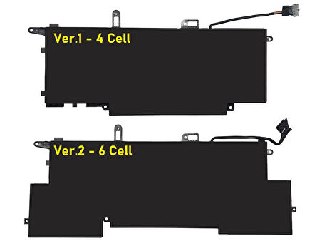 Dell Latitude 14 9410 ile Uyumlu Notebook Bataryası Pili - Ver.1 - 4 Cell