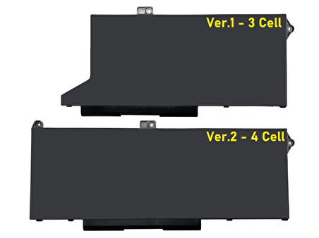 Dell Latitude 14 5420 ile Uyumlu Notebook Bataryası Pili - Ver.1 - 3 Cell