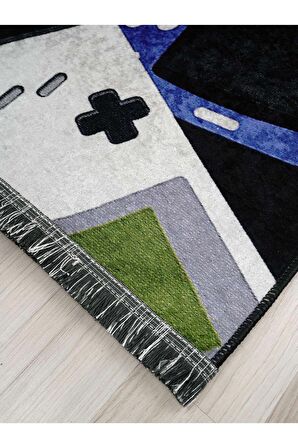 Gamer Halısı Yıkanabilir Kaymaz Taban Çocuk Odası