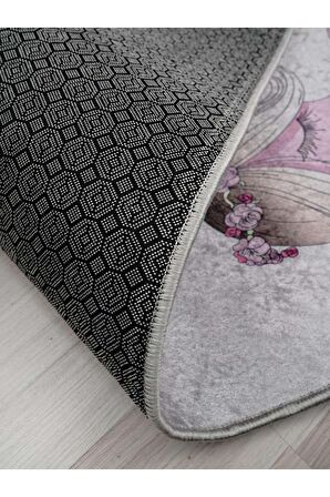 Eğitici Ingilizce Harfler Halısı Dijital Baskı Yıkanabilir Kaymaz Taban Çocuk Odası Halısı