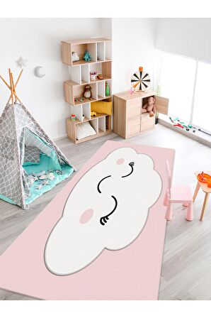 Sevimli Dulut Halısı Yıkanabilir Kaymaz Taban Bebek ve Çocuk Odası
