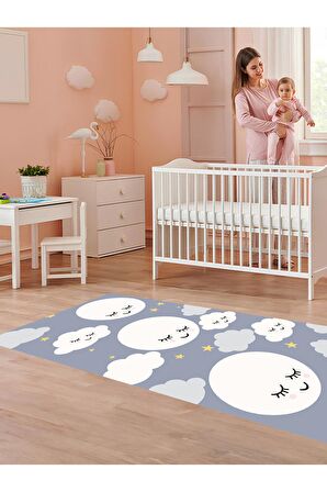 Yıkanabilir Kaymaz Taban Çocuk ve Bebek Odası