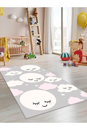 Yıkanabilir Kaymaz Taban Çocuk ve Bebek Odası