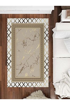 Dijital Baskılı Yıkanabilir Kaymaz Taban Salon ve Oturma Odası Halısı