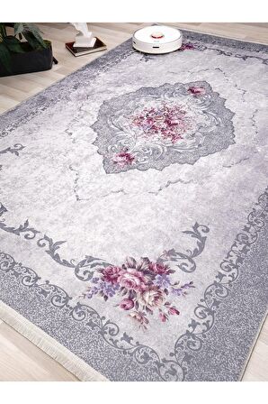 Dijital Baskılı Yıkanabilir Kaymaz Taban Salon ve Oturma Odası Halısı