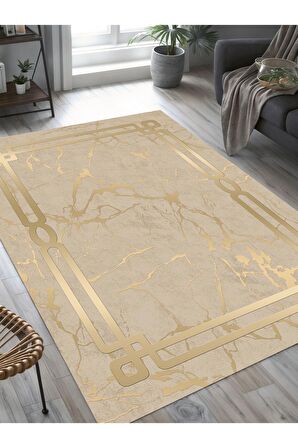 Dijital Baskılı Yıkanabilir Kaymaz Taban Salon ve Oturma Odası Halısı