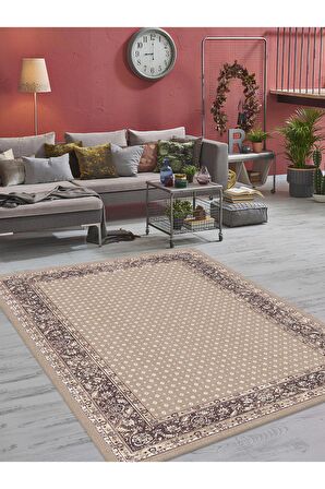 Dijital Baskılı Yıkanabilir Kaymaz Taban Salon ve Oturma Odası Halısı