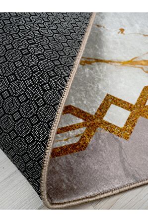 Dijital Baskılı Yıkanabilir Kaymaz Taban Salon ve Oturma Odası Halısı