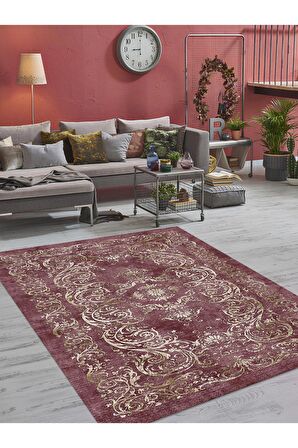 Dijital Baskılı Yıkanabilir Kaymaz Taban Salon ve Oturma Odası Halısı