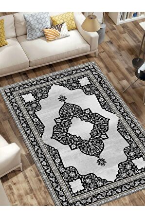 Dijital Baskılı Yıkanabilir Kaymaz Taban Salon ve Oturma Odası Halısı